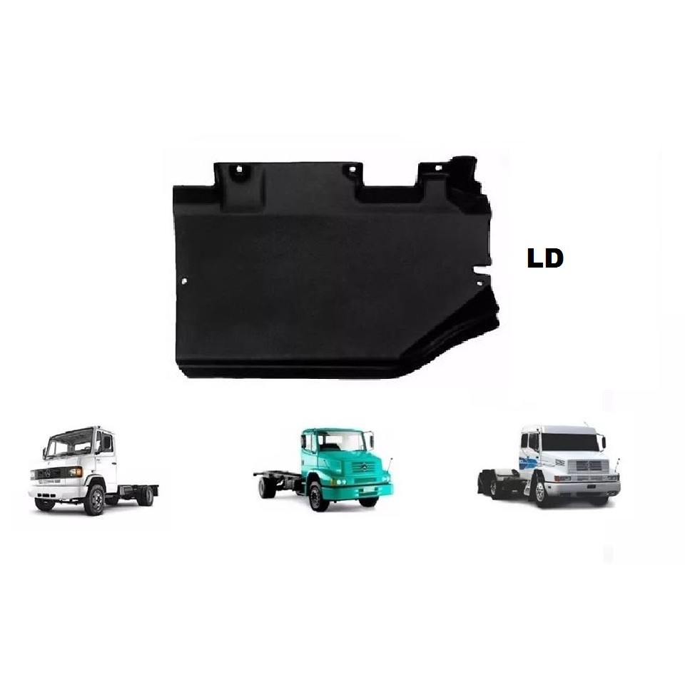 Revestimento Caminhão Pedal Preto - Lado Direito- Mb 709 710 1618 1941