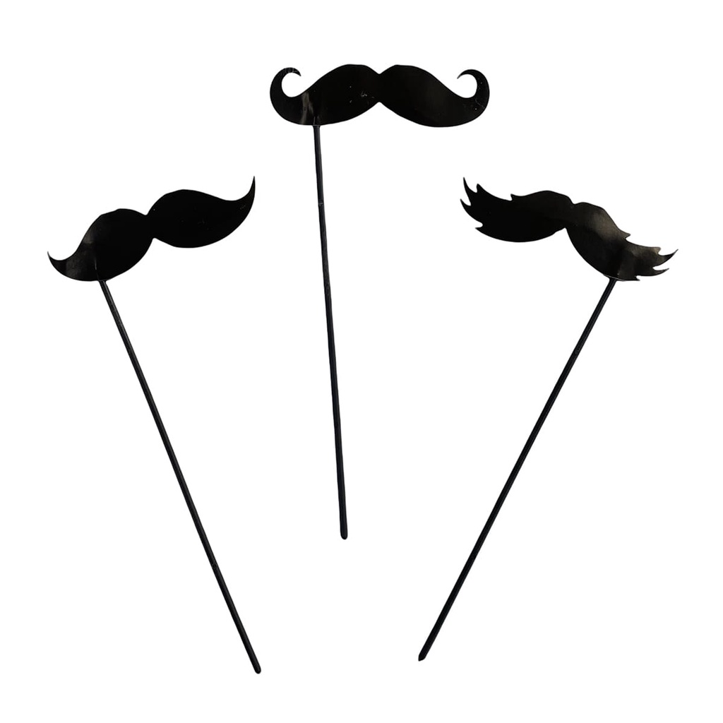 10 Palito Bigode Festa Dia dos Pais. em Oferta na Shopee