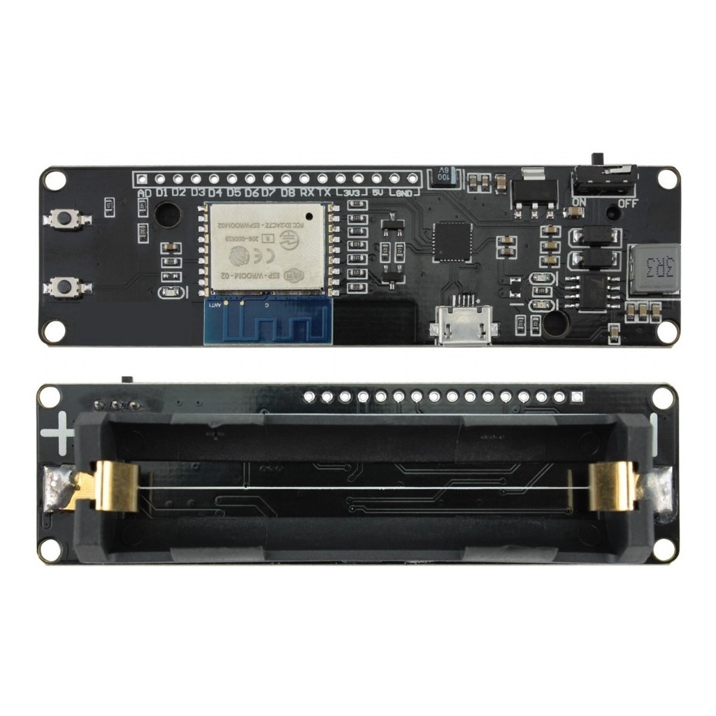 Esp32 D1 Com Suporte Para Bateria 18650 Wifi Blue Lot Wemos