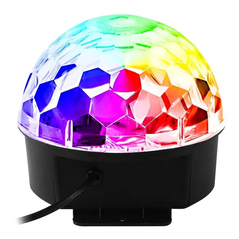 Globo Bola Maluca Led Magic Crista sensor som