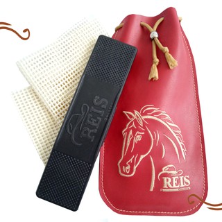 Kit Raspadeira Multiuso Para Cavalos Acompanha Sacola Couro Ecológico