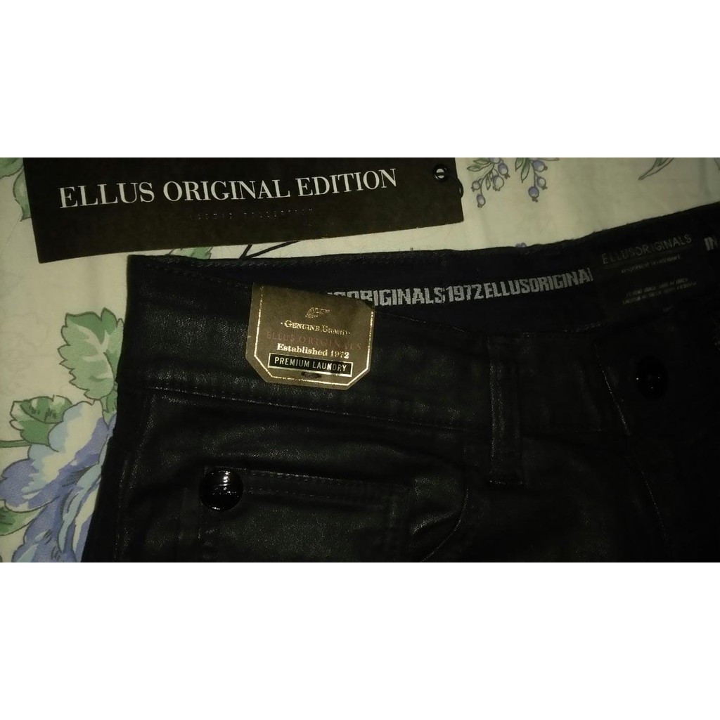 Jeans ELLUS Premium original preta Masculina 36) | Shopee Brasil
