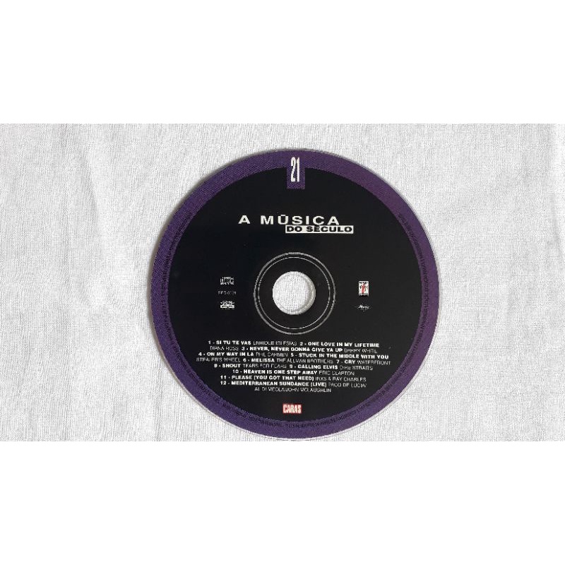 Apenas CD A Música do Século - Revista Caras