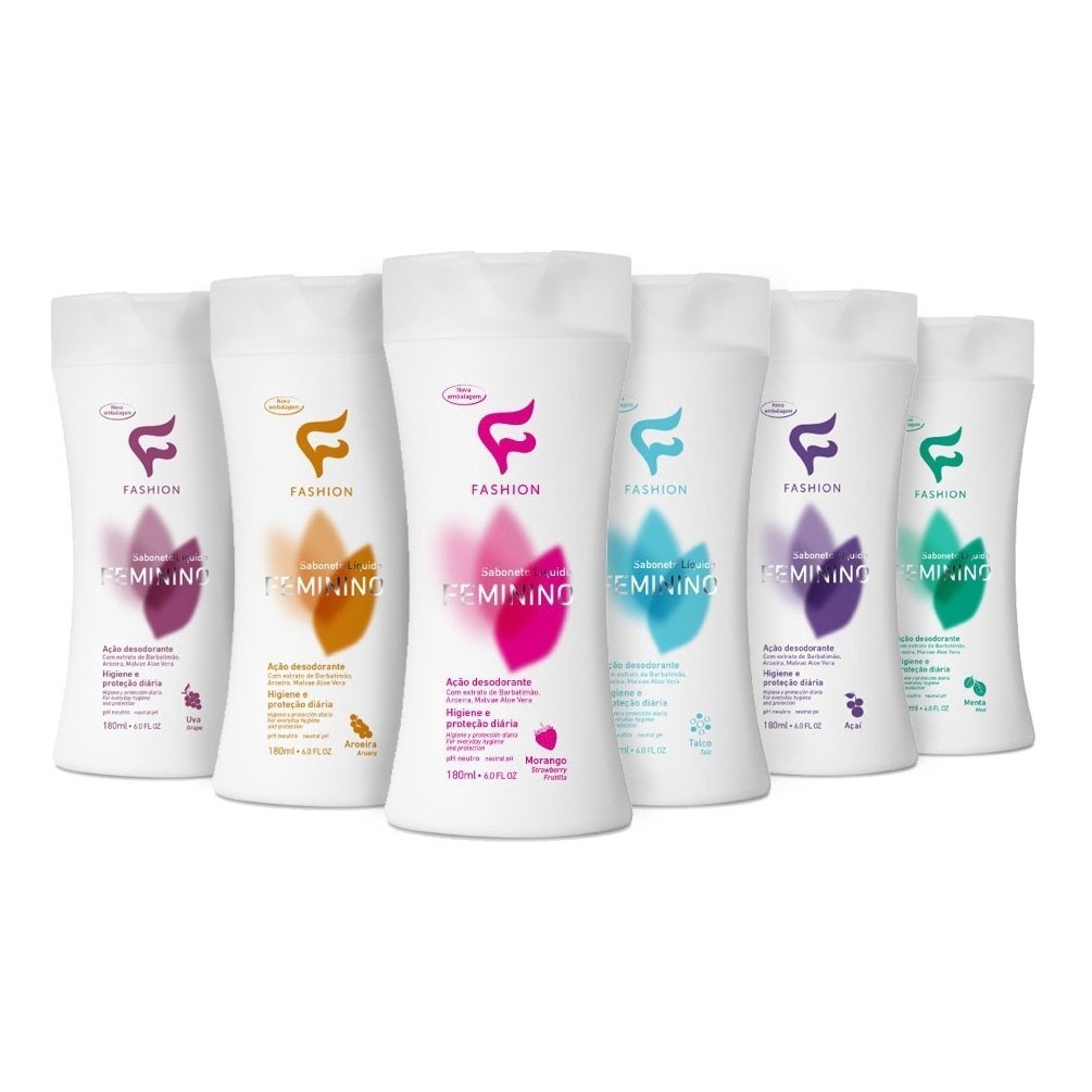 Sabonete Intimo Feminino Fashion - 180ml em Oferta na Shopee