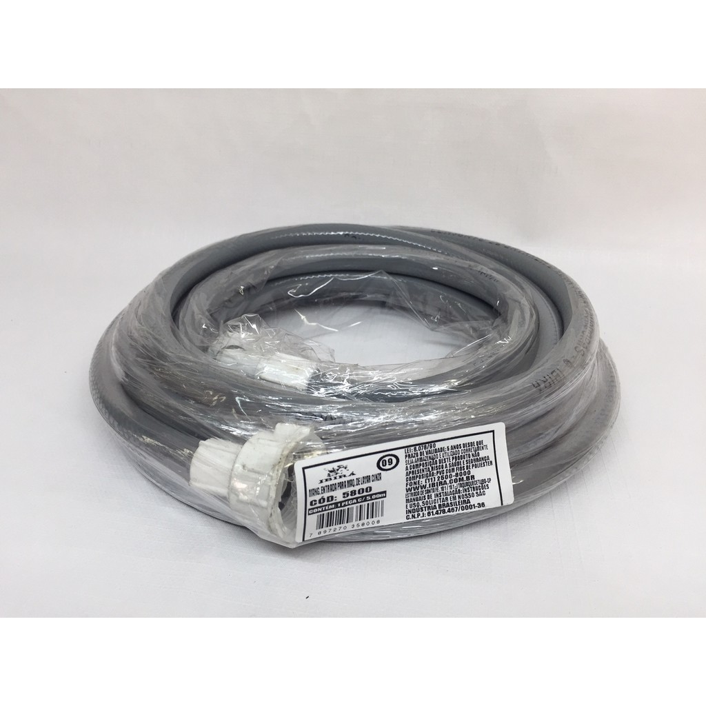 Mangueira Entrada Água universal lava roupa lavadora maquina 3 Metros - Universal ibirá