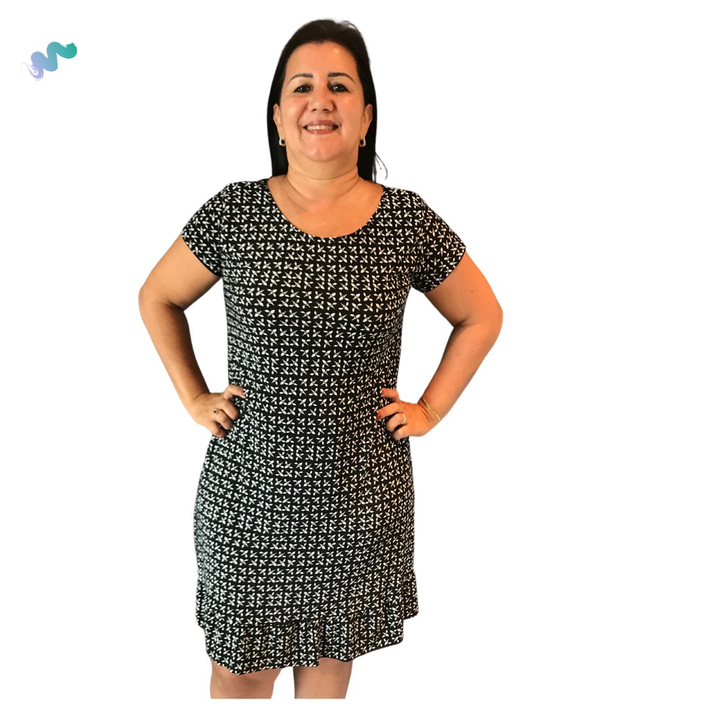 Vestido Plus Size Barato e Soltinho Envio em 24 Horas