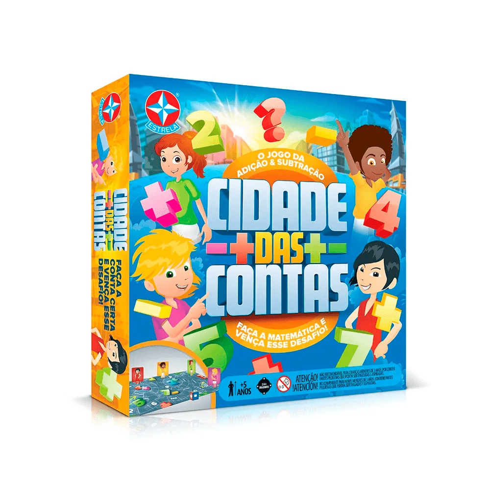 Jogo Cidade das Contas Aprender Matemática Brincando Estrela | Shopee ...