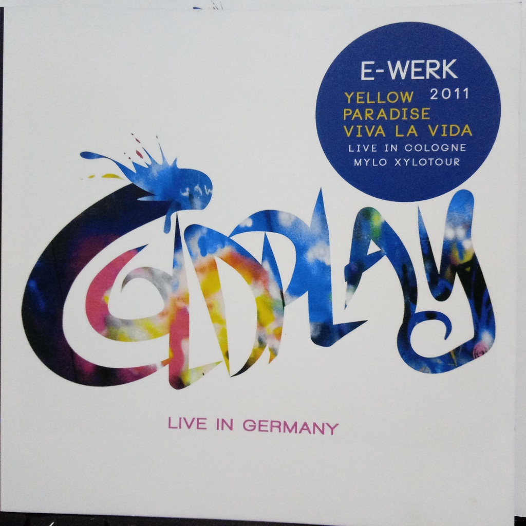 Cd Coldplay - Live in Germany