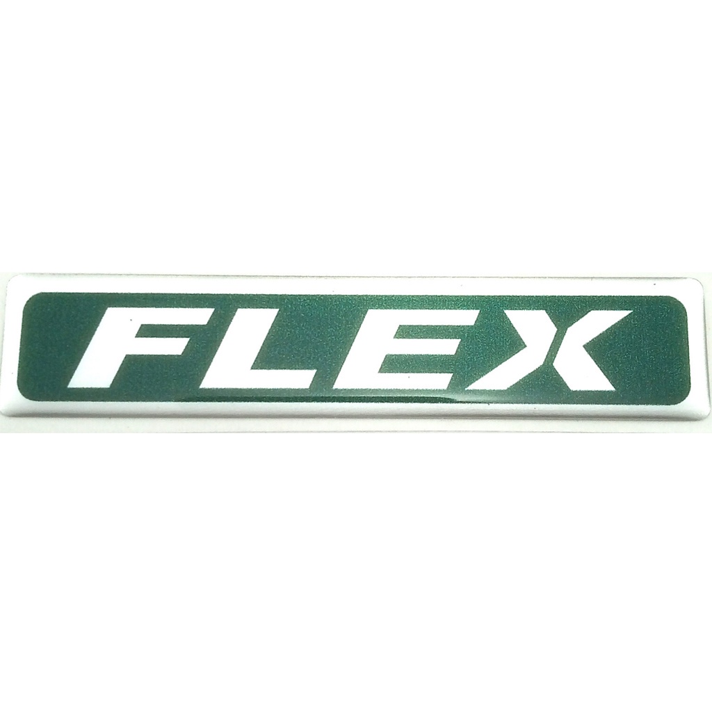 Emblema Adesivo Flex Honda Civic Poliéster Escovado Resinado