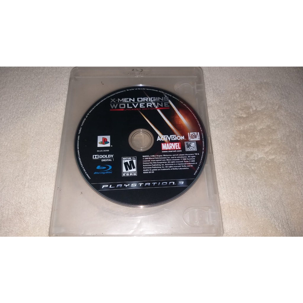 X-men Origins: Wolverine Ps3