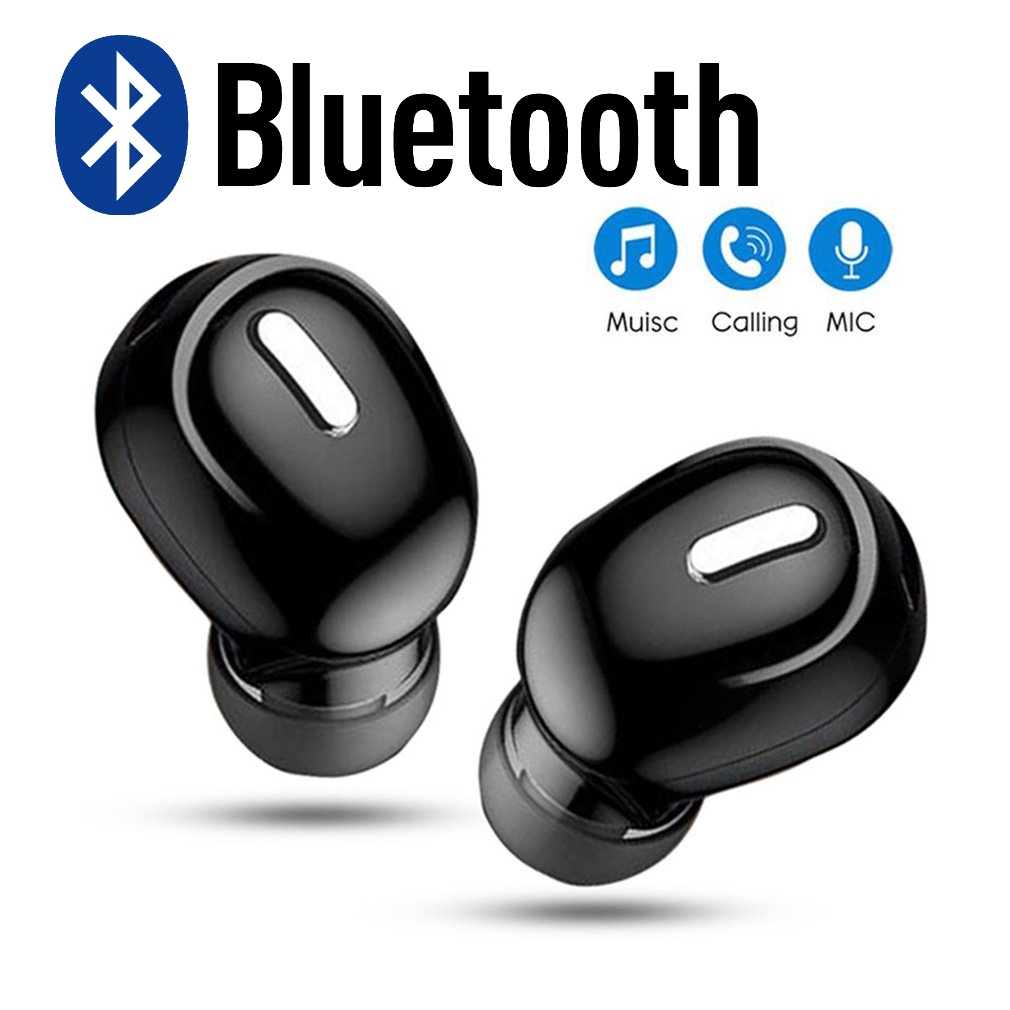 X9 Mini Fone De Ouvido Bluetooth 50 Sem Fio Esportivo Intra Auricular Estéreo Com Microfone 