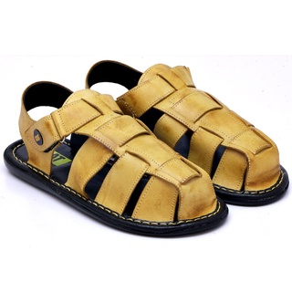 Sandalia Masculina em Couro Legitimo Masculino Caterpillar