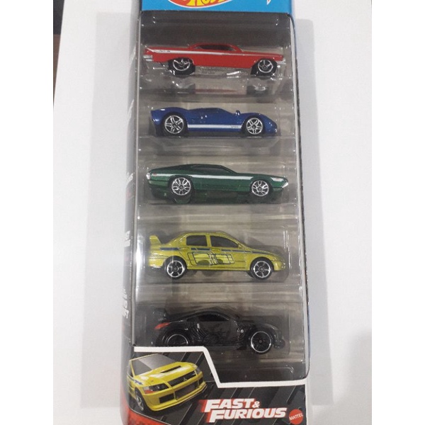 Hot Wheels - Pack 5 - Velozes e Furiosos 2021 - Fast and Furious