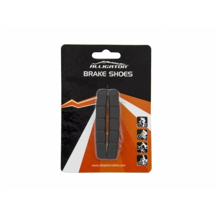 Refil Par Sapata De Freio Speed Roda Carbono Alligator 55mm Bicicleta