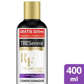 Condicionador Tresemmé Reconstrução e Força Frasco 400ml Grátis 100ml Tamanho Econômico