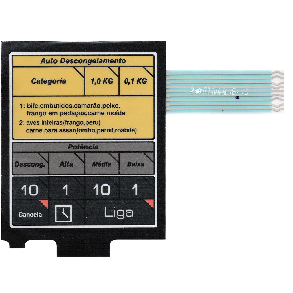 MEMBRANA MICRO-ONDAS COMPATÍVEL COM BRASTEMP BMP61 BMP 61