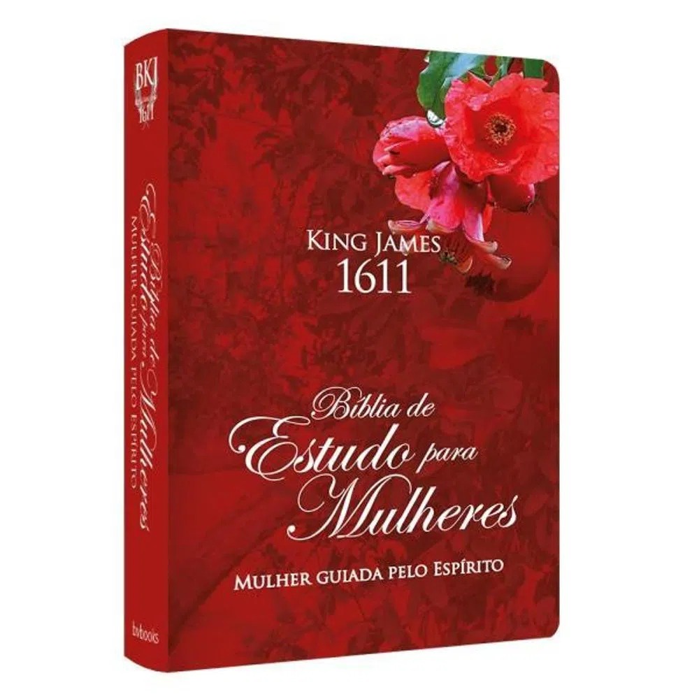 Bíblia de Estudo para Mulheres Guiada pelo Espirito | BKJ 1611 | Letra normal | Capa Dura Artística - Books & Magazines
