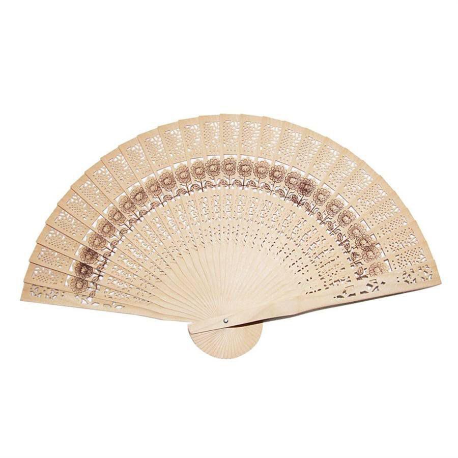 Leque de Madeira Japonês Oriental Lembrancinhas De Festa