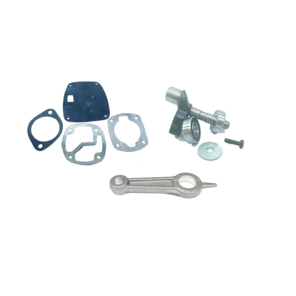 KIT BIELA, JUNTA, VIRABREQUIM 17X15 E ROLAMENTOS COMPRESSOR SCHULZ CSI4BR / CSI 4 BR / 5,2 MUNDIAL - ML