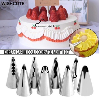 8 peças Bico De Confeiteiro Bolo Saco Decorador Profissional 8peças