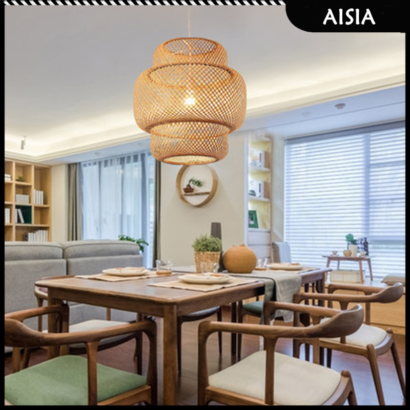 Aisia Rattan Wicker Lamp Shade Retro Decor Light Shade For Table Lamp Modern Handmade Woven Floor Light Cover For Bedroom Shopee Brasil