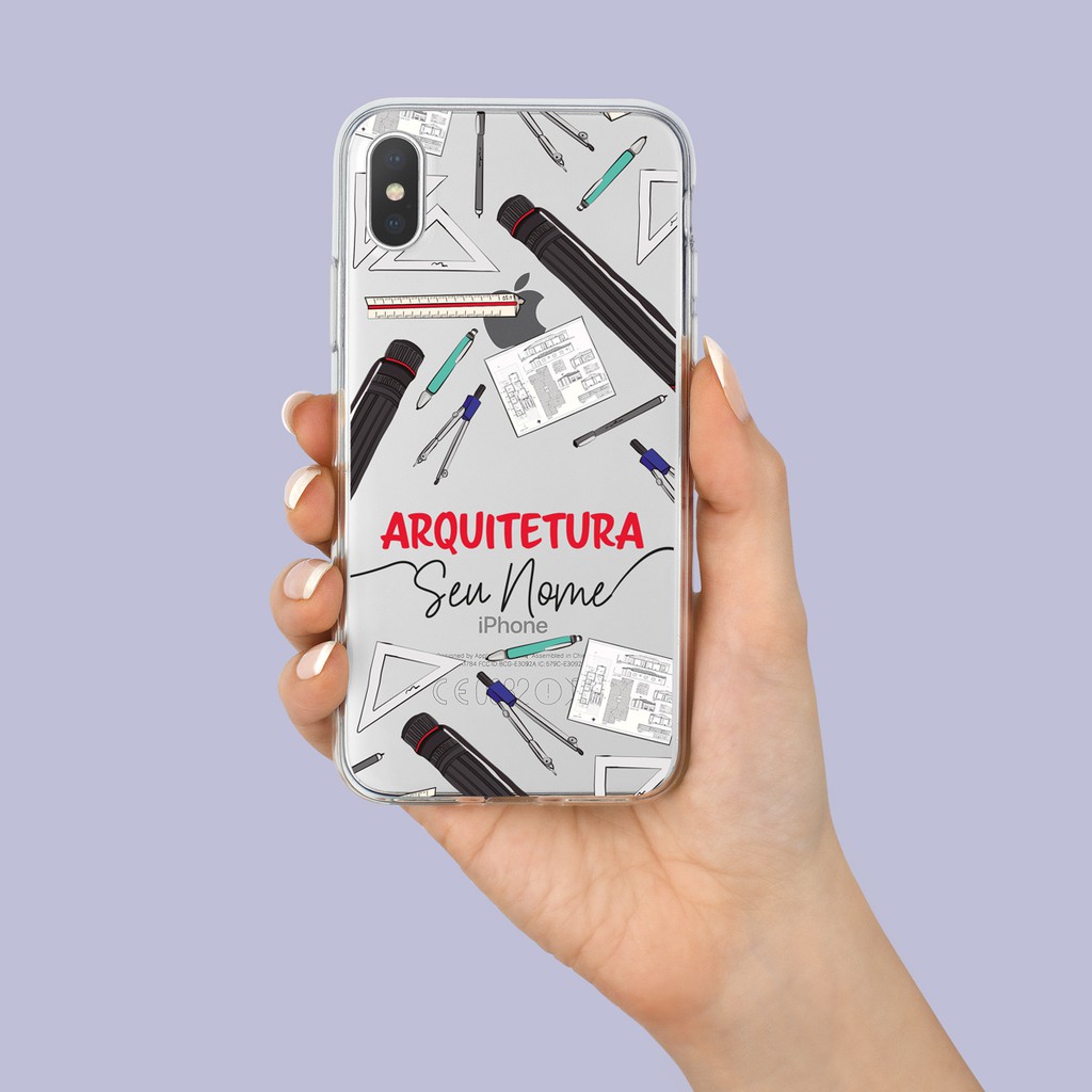 Capa Capinha de Celular Personalizada com sua Profissão - Arquitetura
