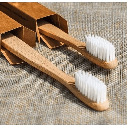 Escova de dente de bambu - Ecológica sustentável biodegradável