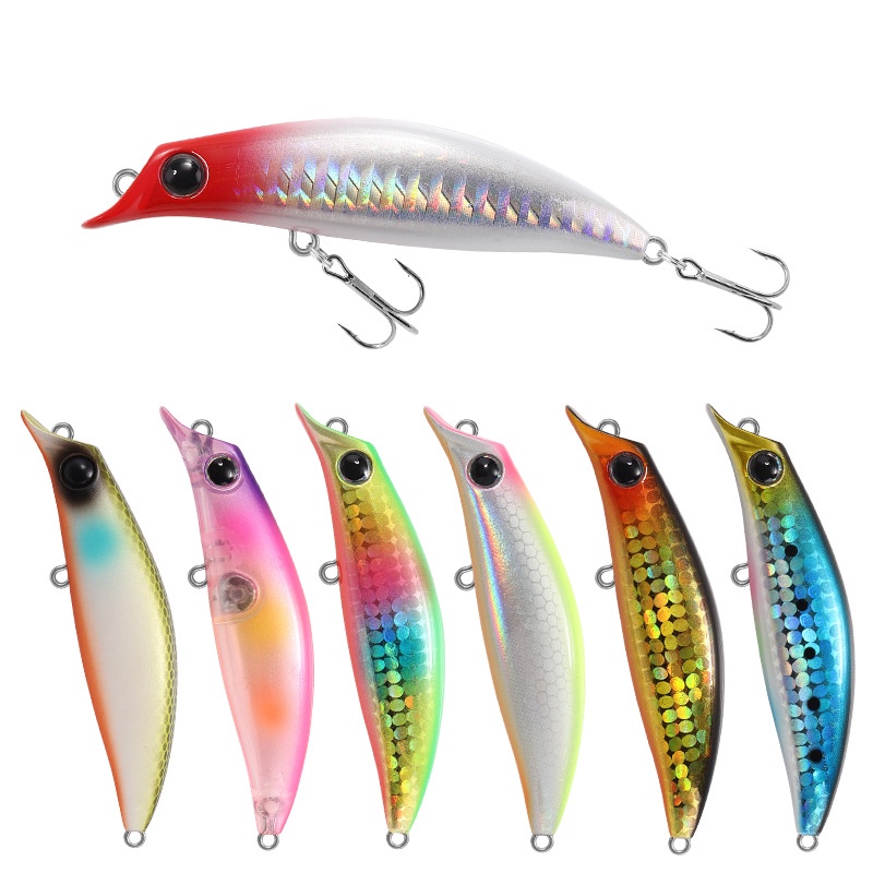 Isca Artificial pesca Meia-água minnow Minhoca 7.5cm 8g em Oferta na Shopee