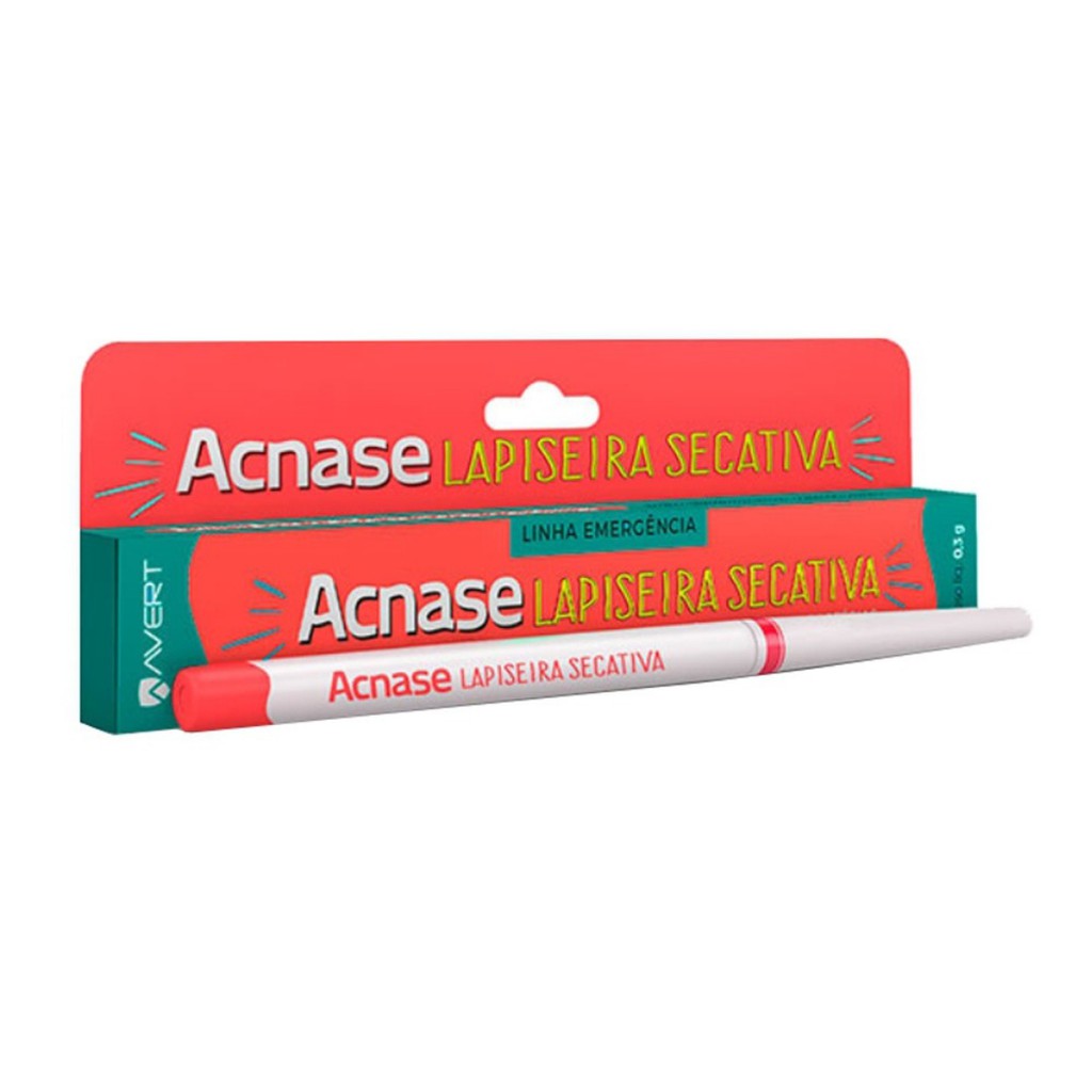 Acnase secativo lapiseira Cravos acne e Espinhas