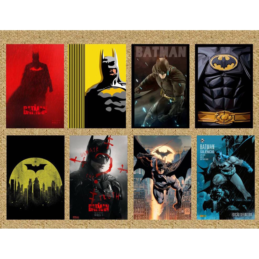 Quadro Decorativo Batman Area De Churrasco Area De Lazer Sala Quarto Dc ...