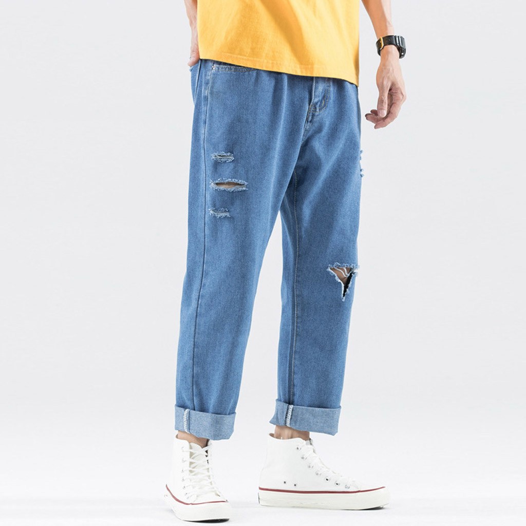 calça jeans solta feminina