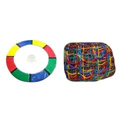 Kit Protetor De Molas 3,10 + Rede Cama Elástica 3,10 Metros