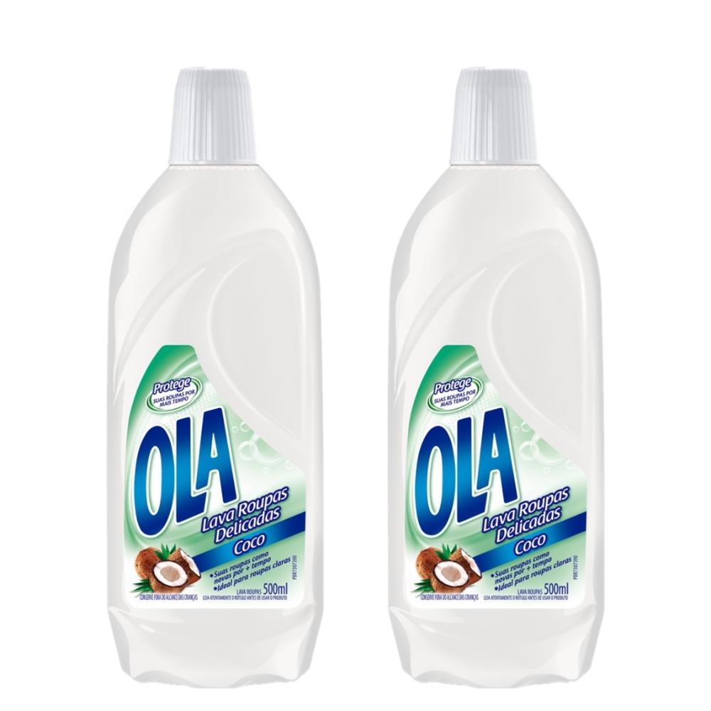 Kit com 2 Lava Roupas Ola Coco 500ml Cada