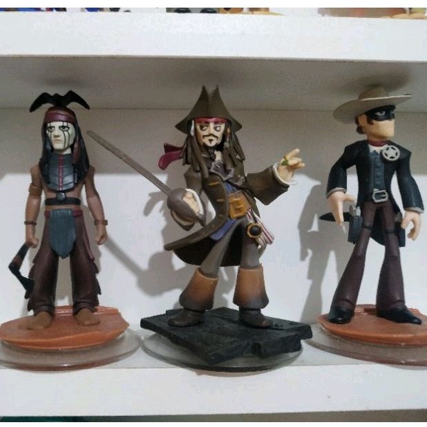 Jack Sparrow, Tonto e Lone Ranger - Disney infinity | Shopee Brasil
