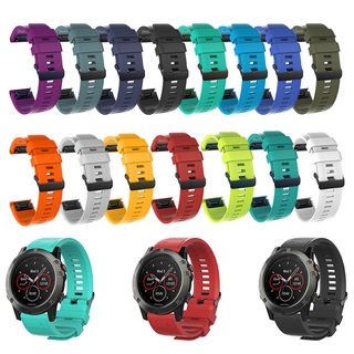 Alça De Ajuste Rápido De 26mm Para Garmin Fenix 5X/5X Plus/6X PRO Safira/3/3 HR Acessório De Silicone Relógio