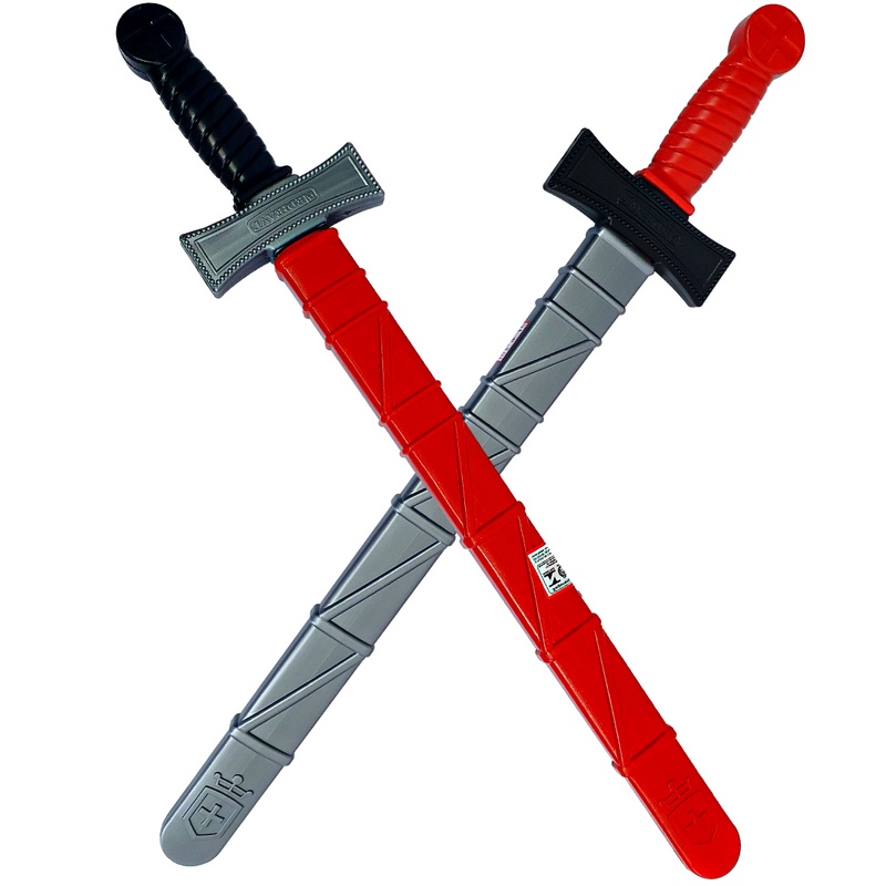 Kit 2 Espadas de Brinquedo com Capa Tamanho 60cm | Shopee Brasil