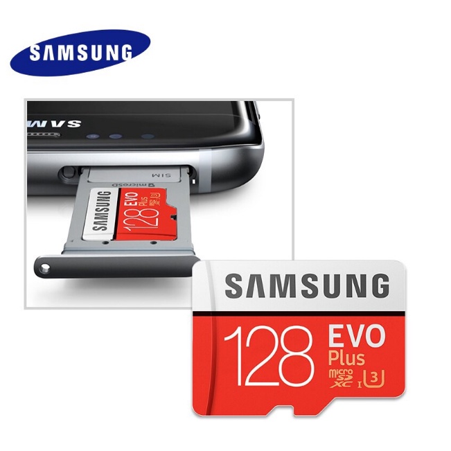 Samsung Micro SDHC Evo PLUS | Cartão De Memória 128GB/32GB/64GB UHS-1 Com SD Adaptador Classe 10