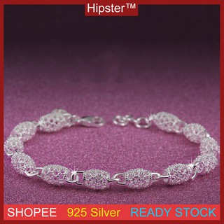 Pulseira Prata 925 De Contas Transferência Em Cobre Branco
