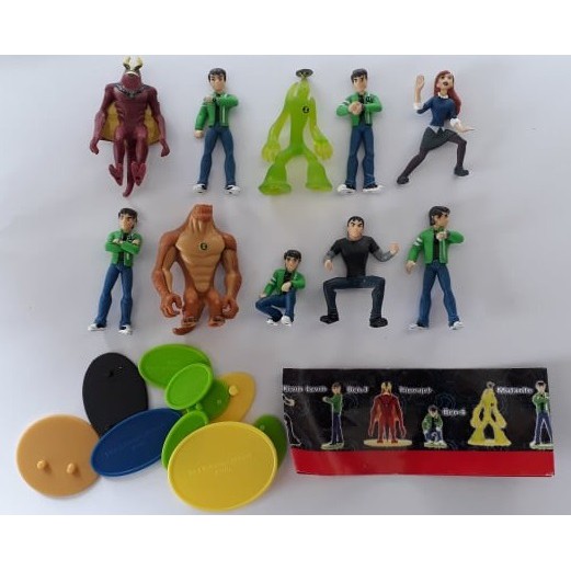 Kinder Ovo - Coleção Completa - Ben 10 Alien Force 2