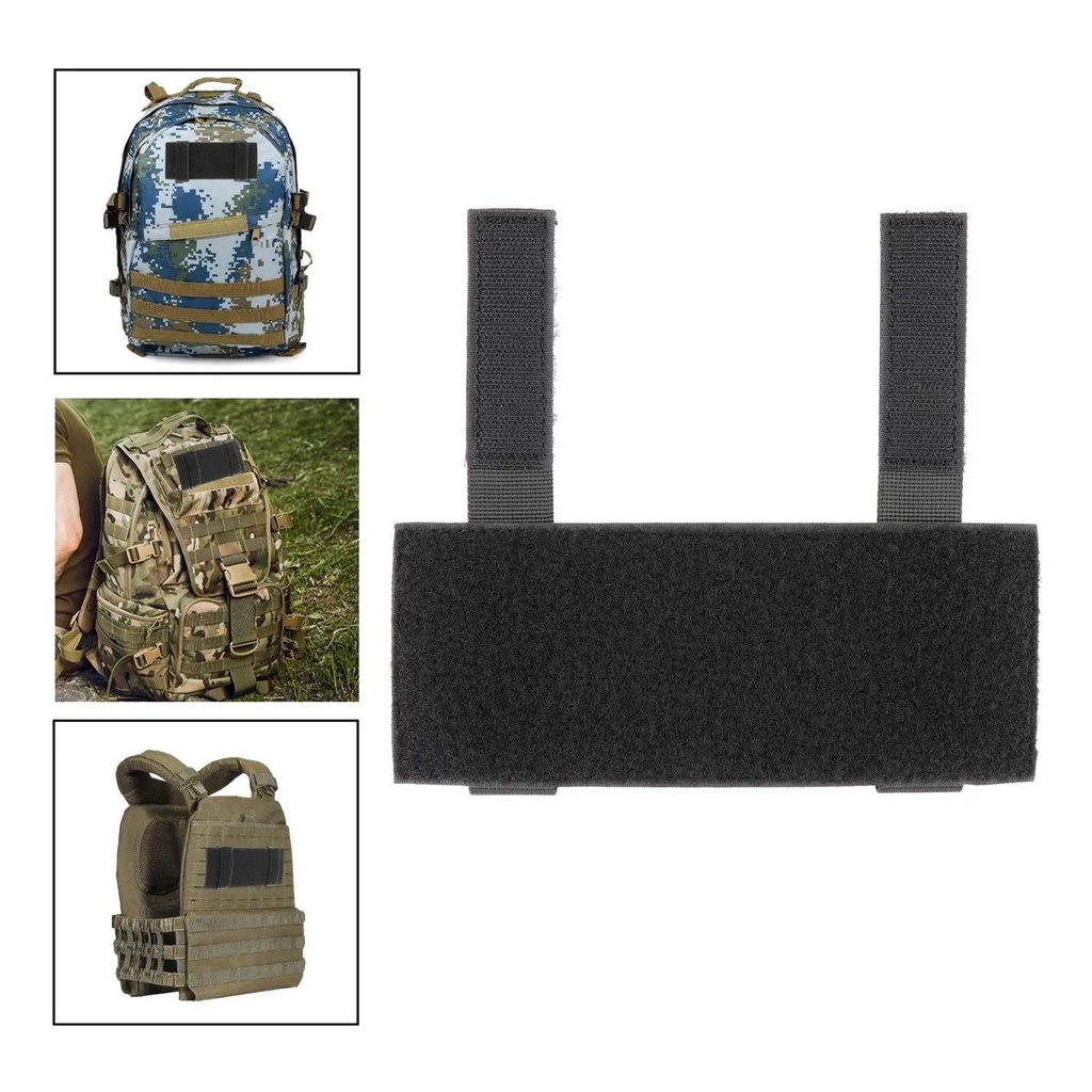 Molle Emblema Porta Insígnias Modular Tático Airsoft Suporte Painel Insígnia Modular Airsoft Tático 10x20cm