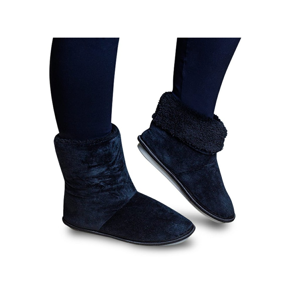 Pantufa Bota Polar Toda Peluciada Super Quentinha Unissex Sola Antiderrapante Chinelo de Quarto em Oferta na Shopee