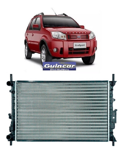 Radiador Ecosport 2003 2004 2005 2006 2007 2008 Até 2012 - Automático
