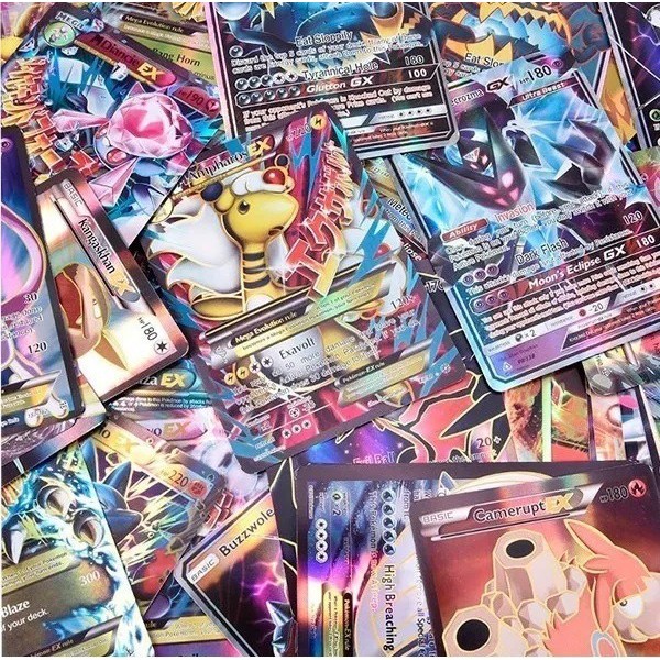 Lote Cartas pokemon até 150 cartas COM CARTAS BRILHANTES e ULTRA RARAS SEM REPETIDAS TODAS ORIGINAIS