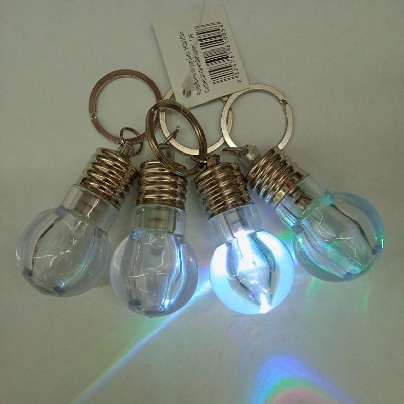 chaveiro lâmpada led, chaveiro lâmpada que ascende