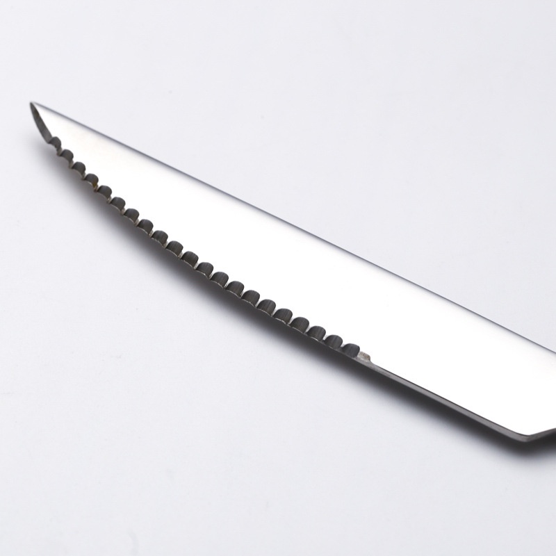 Kit C/ 6 Faca De Mesa Aço Inox ，Talhers Para Casa Hotel E Pousadas