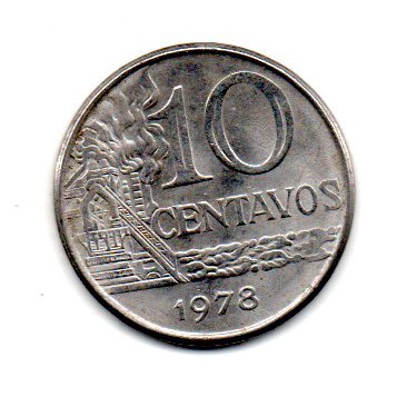 10 Centavos 1978 MBC Moeda Antiga Brasil