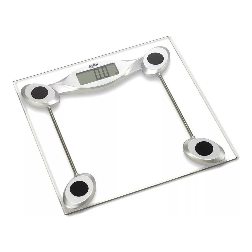 Balança Corporal Digital G-tech Glass 200 Transparente Até 200kg