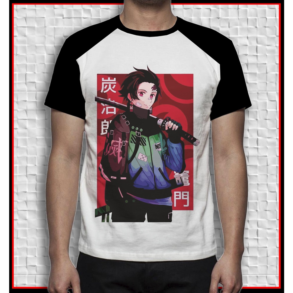 camiseta demon slayer blusa camisa unissex tanjiro zenetsu nezuko ...
