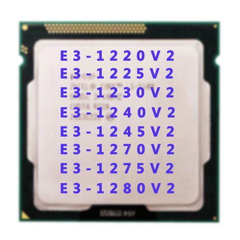 Xeon E3 1220 1225 1230 1240 1245 1270 1275 1280 V2 Quad Core CPU LGA 1155