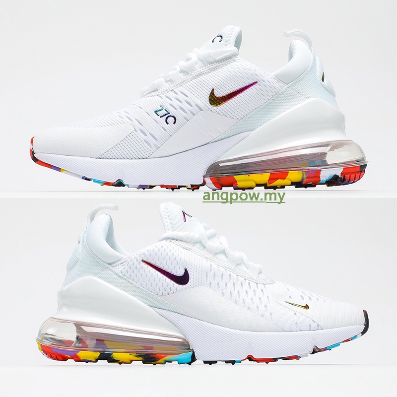 nike air max 270 homens e mulheres correndo sapatos esportivos nike air 270 orange